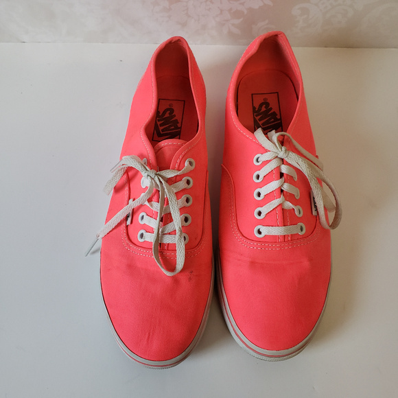 Vans Unisex Lo Pro Tennis Shoes M7.5 W9 Neon Pink - Picture 3 of 7